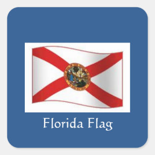 Florida Flag Square Sticker