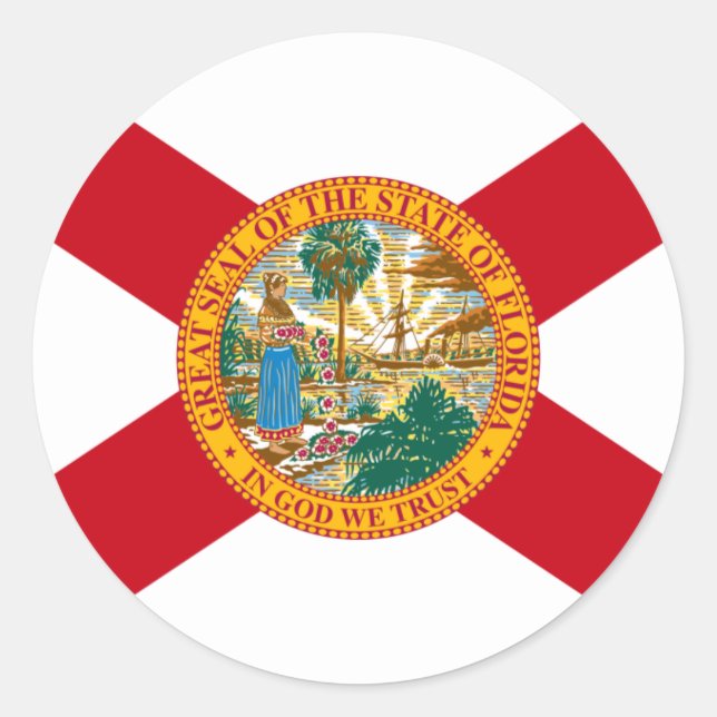 Florida Flag Sticker (Front)
