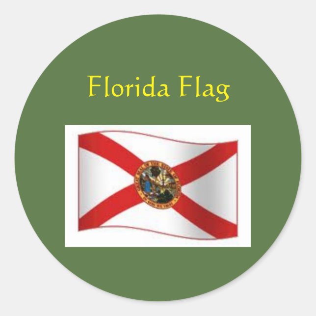 Florida Flag Sticker (Front)