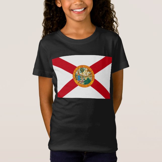 Florida Flag: The Sunshine State of Floridians T-Shirt (Front)