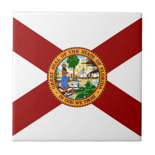 Florida flag tile