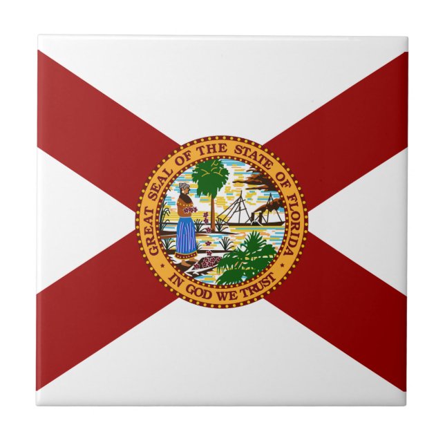 Florida flag tile (Front)