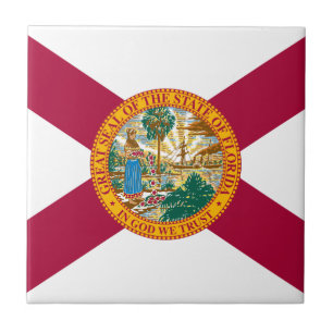 Florida flag tile