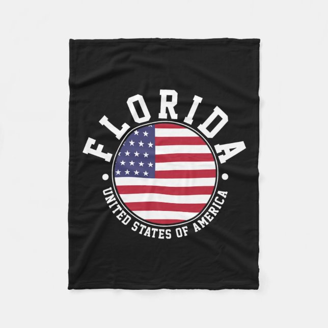 Florida  fleece blanket (Front)