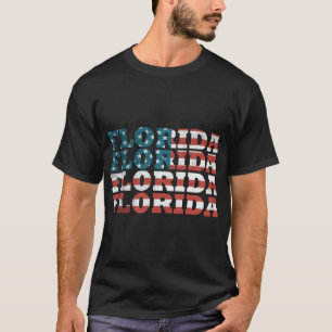 Florida Florida American Flag T-Shirt