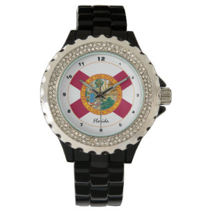 Florida & Florida Flag trendy fashion /design USA Watch