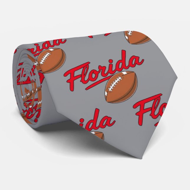 Florida Football Team Spirit  Tie (Rolled)
