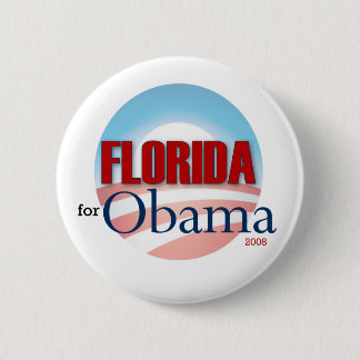 Florida for Obama 6 Cm Round Badge