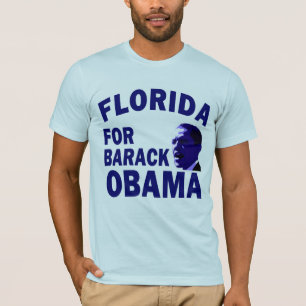 Florida for Obama Blue State T-Shirt