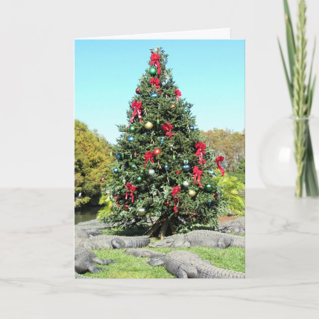 Florida Gator Christmas Card (Front)