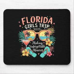 Florida Girls Trip 2025 Beach Vibes Family Vacatio Mouse Pad