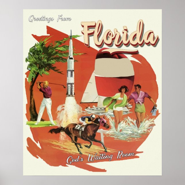Florida God's Waiting Room Poster (Front)