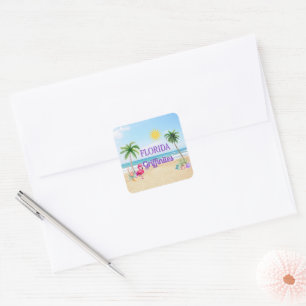Florida Griffinite Square Envelope Seals