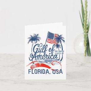 Florida Gulf Coast Of America Funny Donald Trump U Card