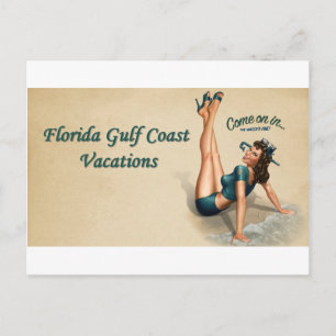 Florida Gulf Coast Postcard