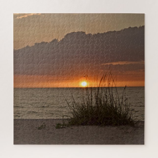 Florida Gulf Coast Sunset - 20x20 - 676 pc Jigsaw Puzzle (Vertical)