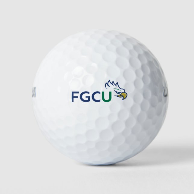 Florida Gulf Coast University Eagles Golf Balls (Front)