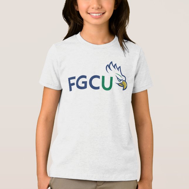 Florida Gulf Coast University Eagles Tri-Blend Shirt (Front)