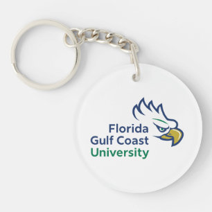 Florida Gulf Coast University FGCU Azul Eagles Key Ring
