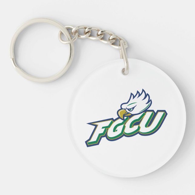 Florida Gulf Coast University | FGCU Azul Eagles Key Ring (Front)
