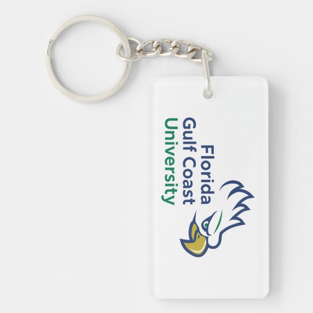 Florida Gulf Coast University | FGCU Azul Eagles Key Ring (Front)
