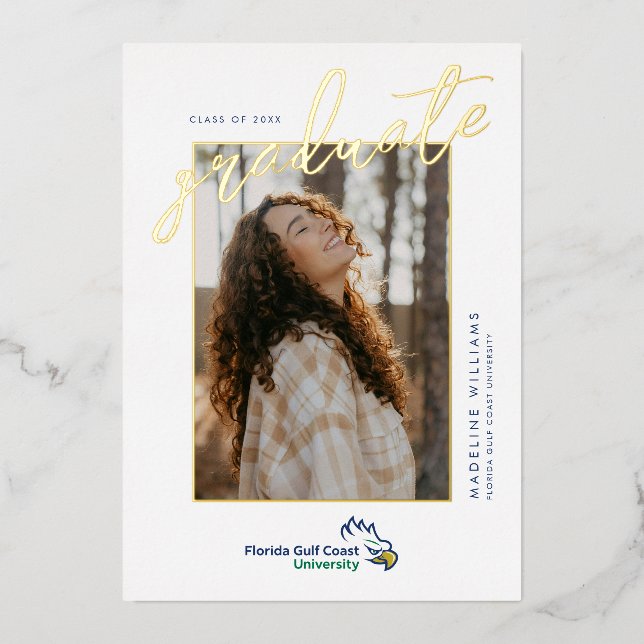 Florida Gulf Coast University Graduation (Front)