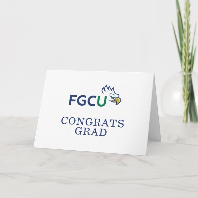 Florida Gulf Coast University Graduation Card (Front)