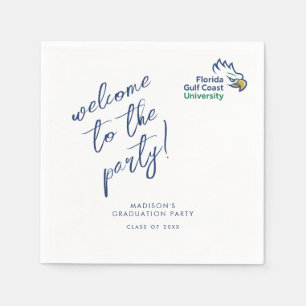 Florida Gulf Coast University Graduation Napkin