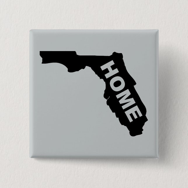 Florida Home Button Badge Sunshine State (Front)