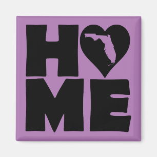 Florida Home Heart State Fridge Magnet