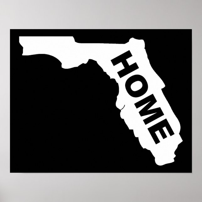 Florida Home Poster Sign Sunshine State (Front)
