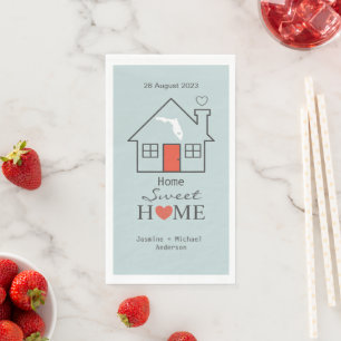 Florida Home Sweet Home Personalized  Napkin
