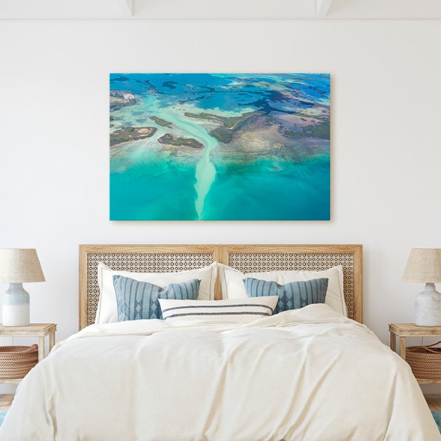 Florida Keys Islands From The Sky Canvas Print (Creator Uploaded)