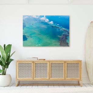 Florida Keys Islands From The Sky Florida Canvas Print