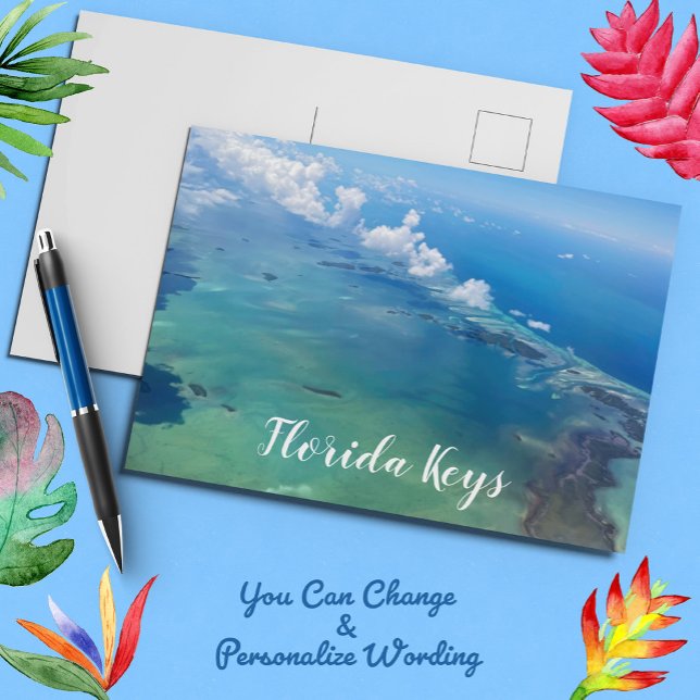 Florida Keys Key West Aerial Island View Postcard (Creator Uploaded)