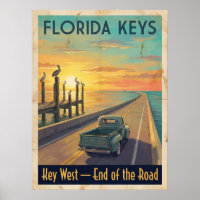Florida Keys Key West Vintage Retro Travel