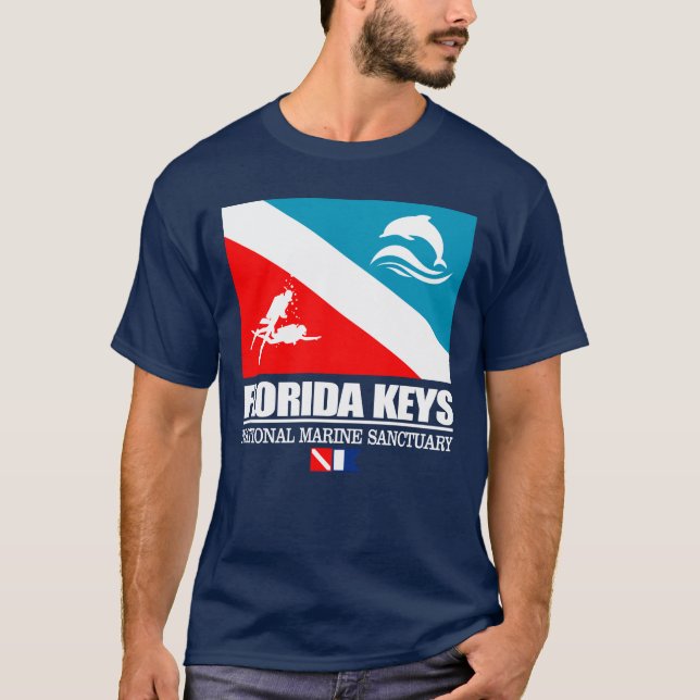 Florida Keys NMS (sq) T-Shirt (Front)