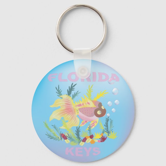 Florida Keys Souvenir Keychain (Front)