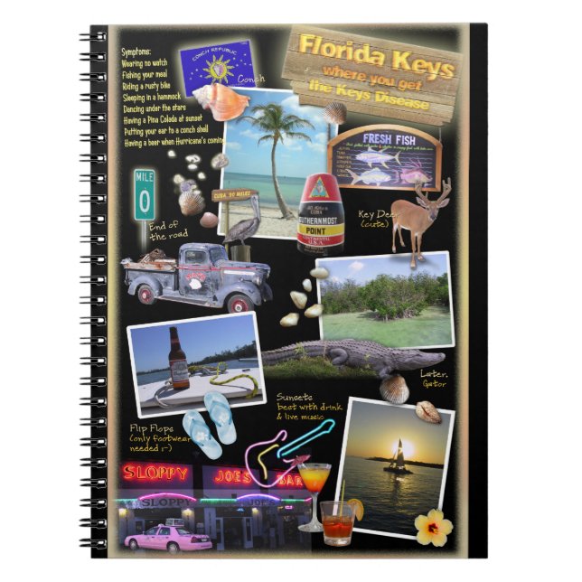 Florida Keys Spiral Notebook (Front)