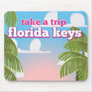 Florida Keys Travel poster Mouse Pad