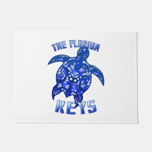 Florida Keys Vacation Tribal Turtle Doormat