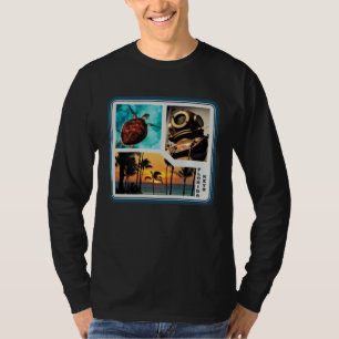 Florida Keys Vibes  Conch Republic Sunset Beach Ke T-Shirt