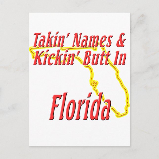Florida - Kickin' Butt Postcard (Front)
