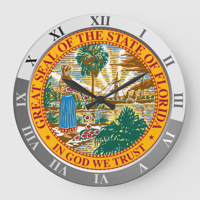Florida Large Clock (Front)