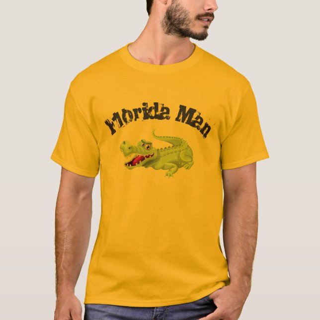 Florida man, gator tee (Front)