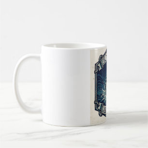 Florida Man Swordfish Badge Fishing Mug