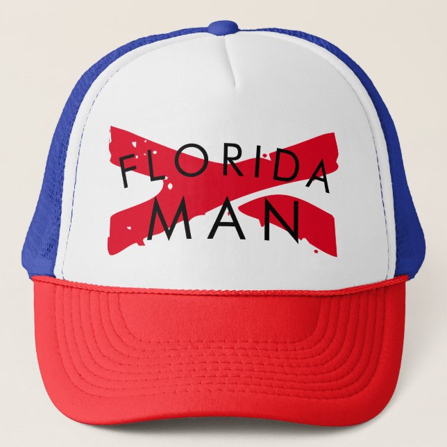 Florida Man Trucker Hat (Front)