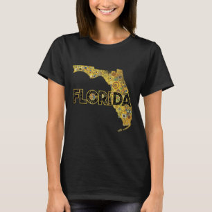Florida Map and Text T-Shirt