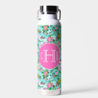 Florida Map Preppy Palm Beach Pattern Monogrammed
