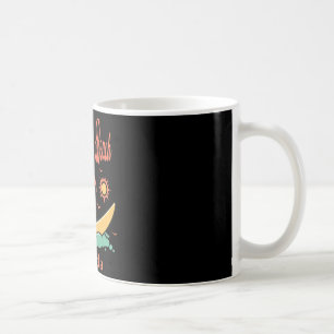 Florida Melbourne Beach Fl Surfer Surfing Fishing  Coffee Mug